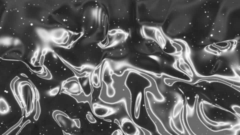 Animation of white spots over moving sil... | Stock Video | Pond5