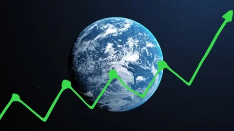 Animation of white triangle and globe rotating in digital space Stock Footage 326191703