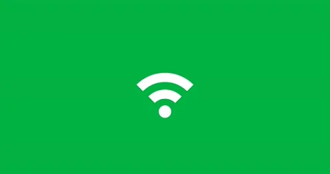 Animation of wi fi icon. Motion graphic design. Alpha channel. Stock Footage 230038731