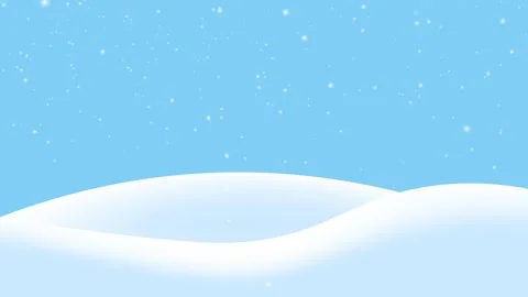 Animation of winter background with falling snow Stock Footage 162037228