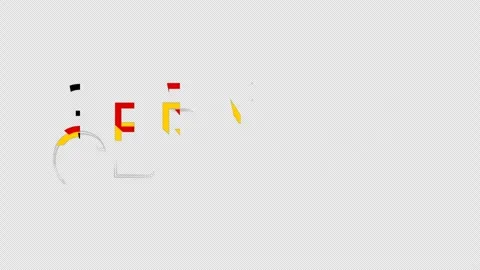 Animation of the word germany Stock Footage 277930506