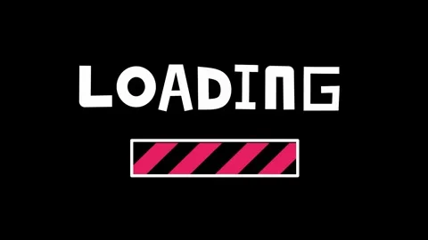 Animation of the word "LOADING" with a glitch distortion effect. Stock Footage 317292402