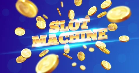 Animation of the word Slot machine Stock Footage 134551342