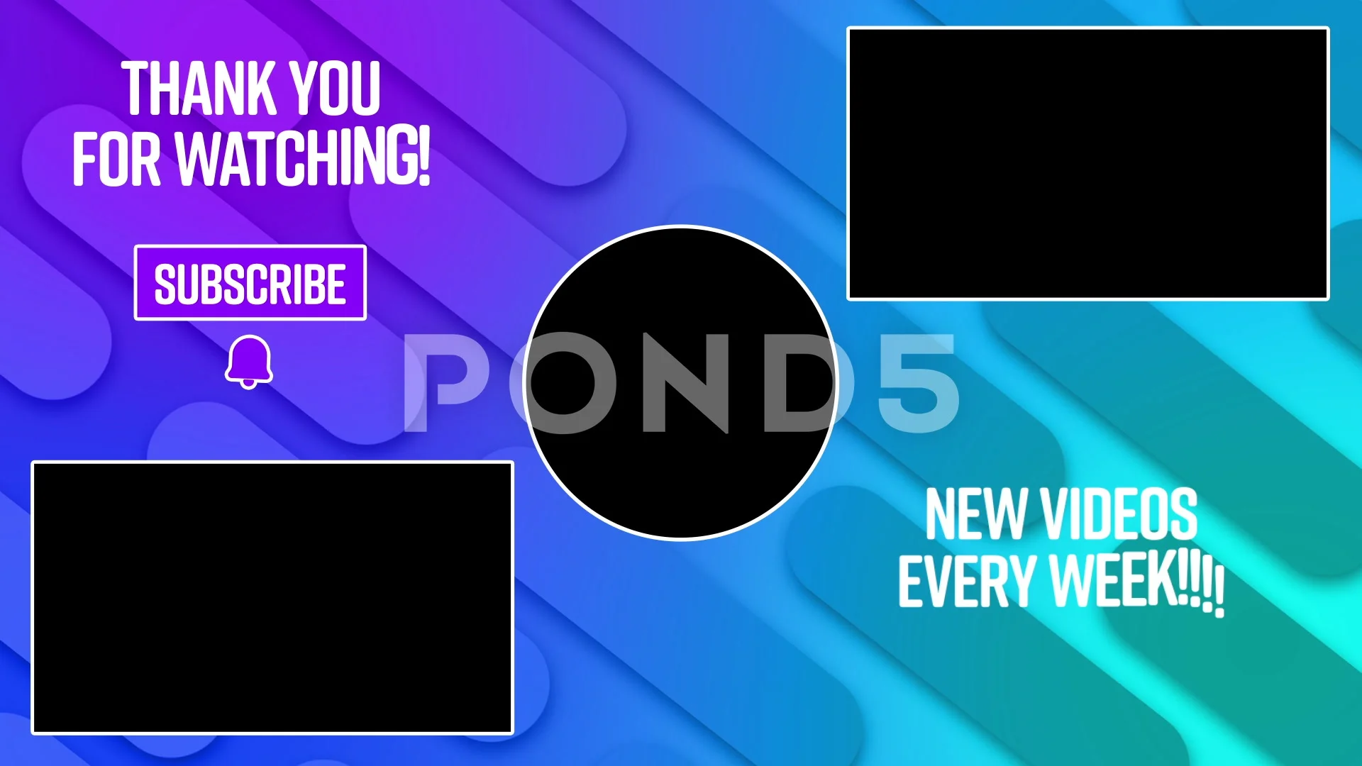 Animation of words Thank You For Watchin... | Stock Video | Pond5