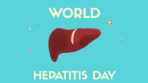 Animation of world hepatitis day Video stock 91847177