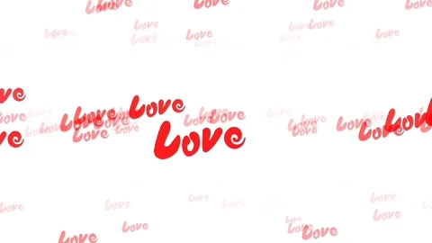 Animation of writing love Stock Footage 269128082