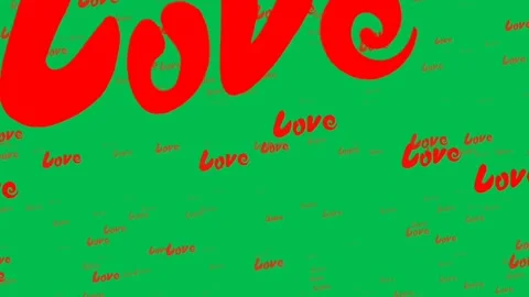 Animation of writing love Stock Footage 269128122
