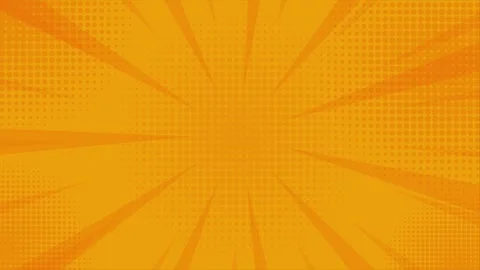 Animation yellow color comic background in pop art style, nice halftone Stock Footage 315194838