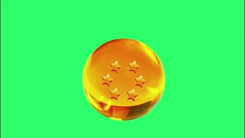 Animation yellow crystal ball  Stock Footage 147320245