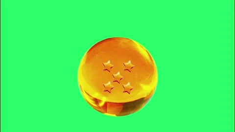 Animation yellow crystal ball  Stock Footage 147320264
