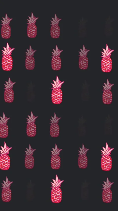 Animation of yellow drop pattern moving over blurred food Stock Footage 342009506