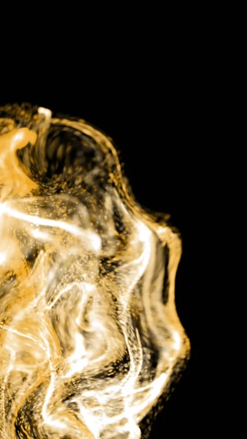 Animation of yellow glowing digital wave moving against copy space on black Stock Footage 343955469