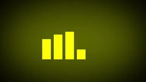Animation of yellow increasing financial chart with dollar sign on dark gre.. Stock Footage 341229057
