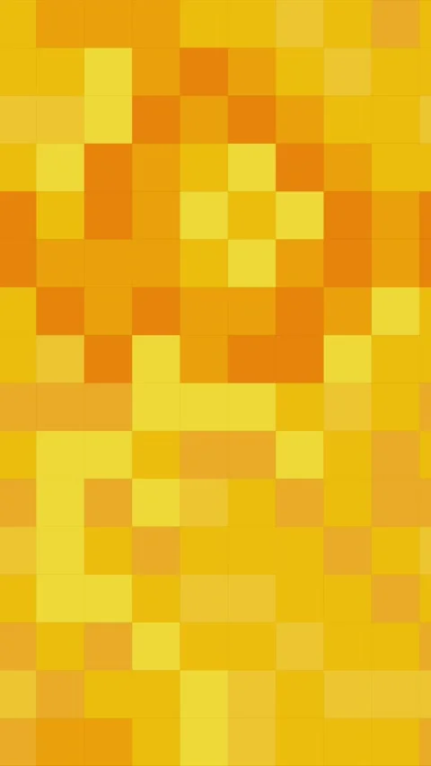 Animation of yellow pixel abstract vertical background, geometric pixel Stock Footage 316973812