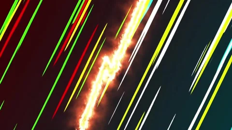 Animation yellow speed lines background. Stock Footage 276664828