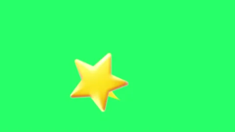 Animation yellow star shape isolae. Stock Footage 163086810