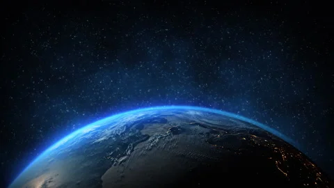 Animation zoom out of Earth planet, worl... | Stock Video | Pond5