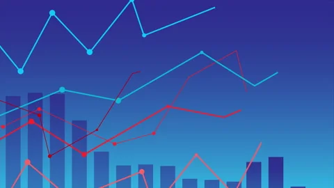 Animations of motion graphics with the advent of digital growing arrows Видео 139209073