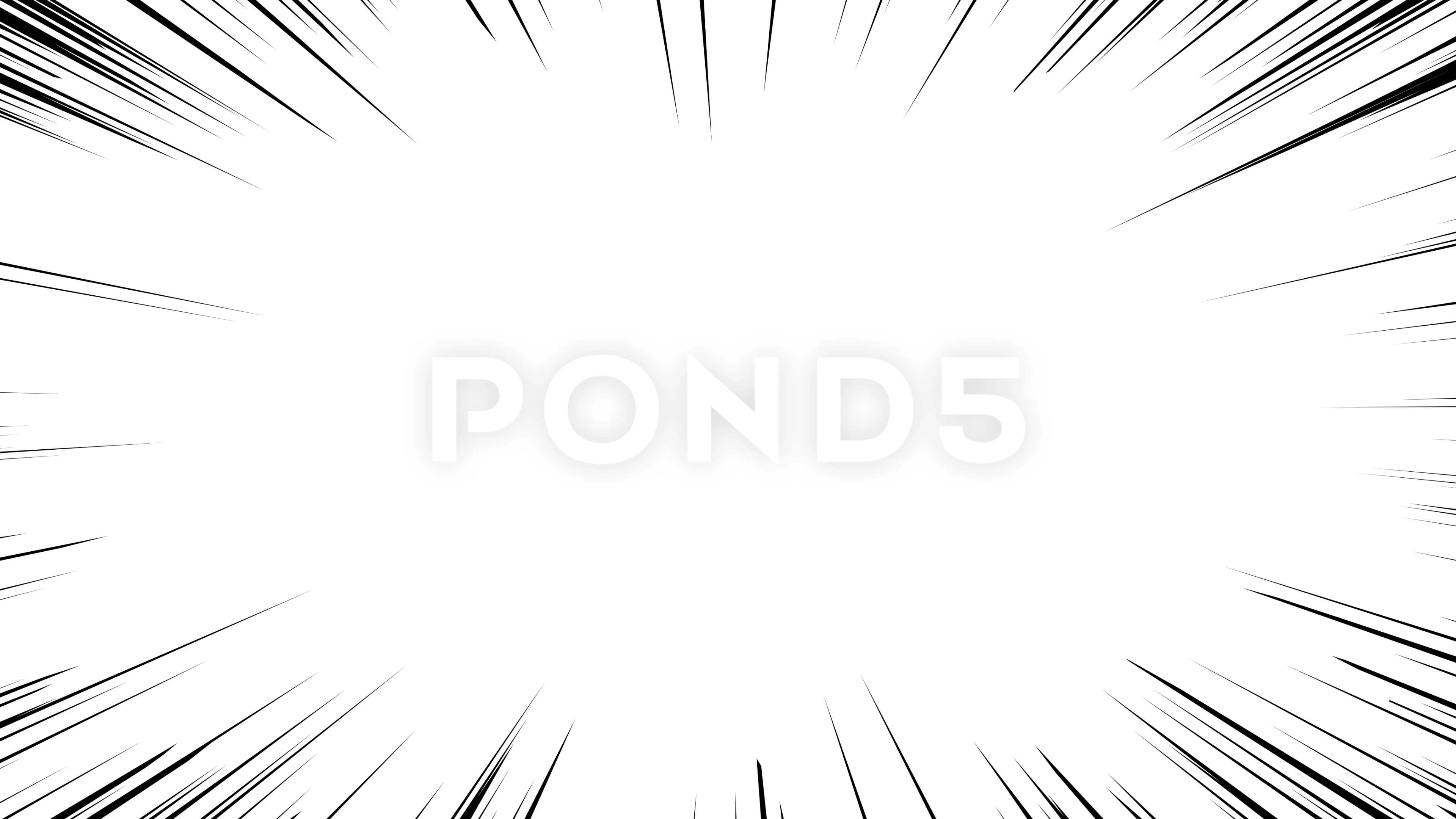 Anime Action Lines Overlay | Stock Video | Pond5