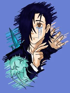 Anime art #005 Stock Illustration