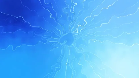 Anime background, blue background, blue cartoon background Stock Footage 253745731