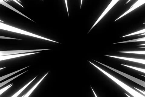 Anime background of Comic speed radial background 3d illustration Stock Illustration