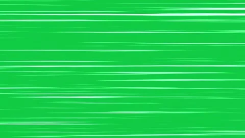 Anime cartoon horizontal speed lines fast effect on green screen background Stock Footage 280239057