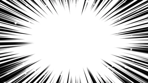 Anime cartoon speed lines background 4K animation Video stock 291921399