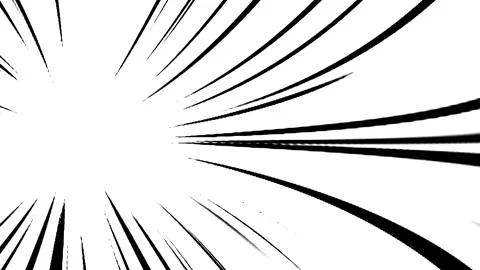 Anime cartoon speed lines background 4K animation Video stock 291921425