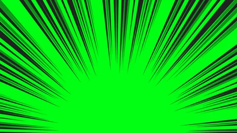 Anime comic background with radial speed or action lines. Stock Footage 340448299