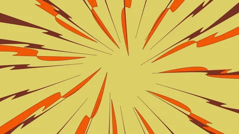 Anime Dynamic Burst Frames background Stock Footage 229638505