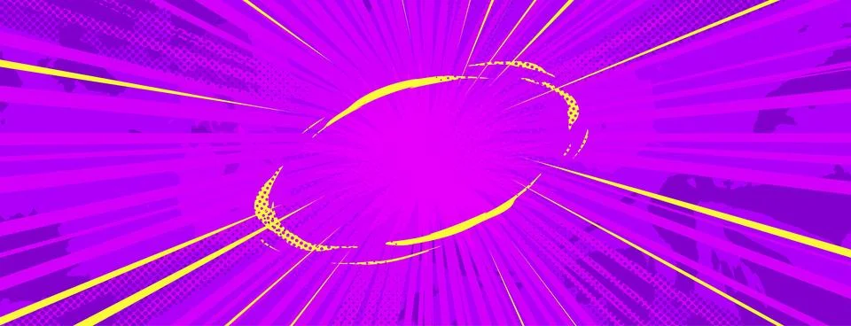 Anime explosion background with burst effect Stock Illustration