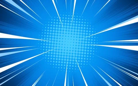 Anime explosion background with radial lines, dynamic starbursts with fast .. Stockillustratie