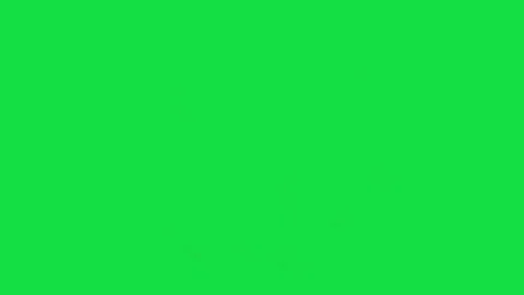 Anime Fire Blast Bomb Explosion Animation Effect Overlay Green Screen Stock Footage 303383386