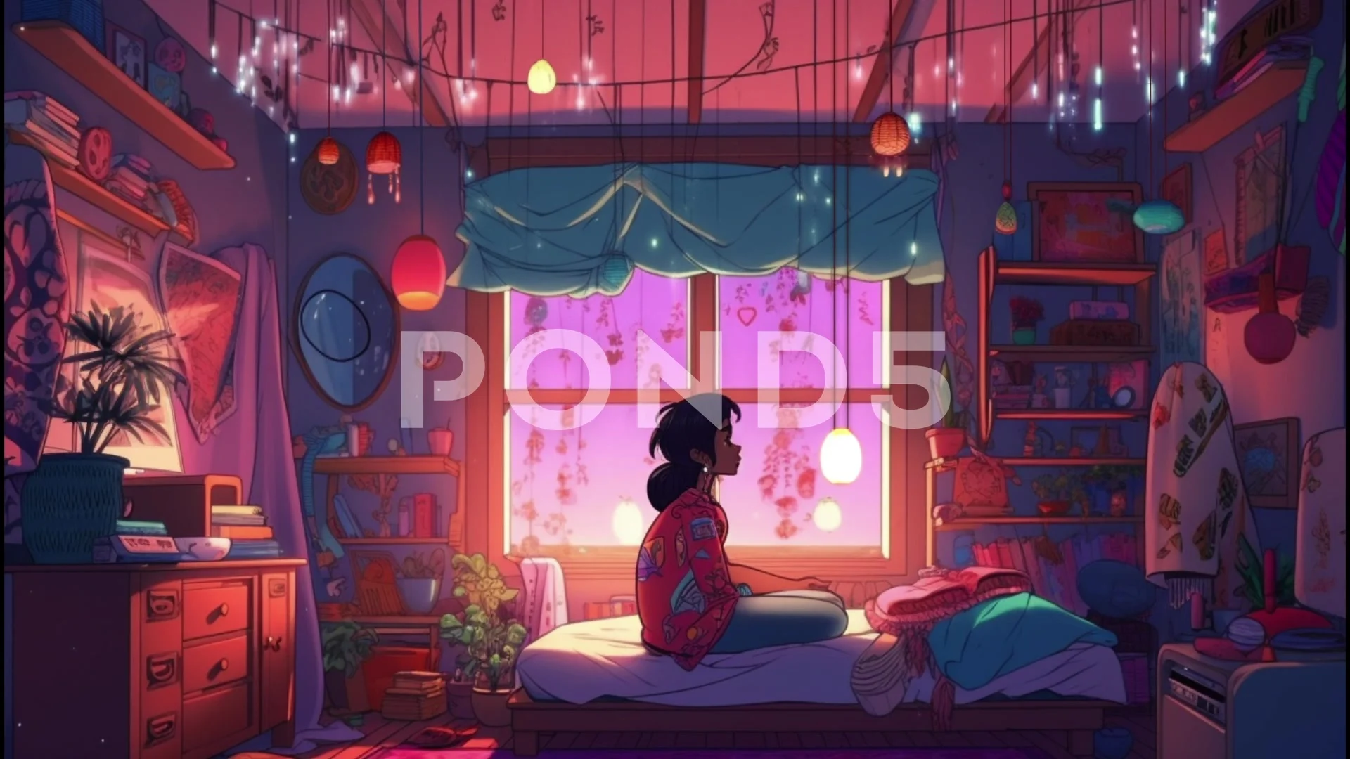Starry nights, alone, anime, cloud watching, girl, lonely, sky, sky love,  solitude, HD phone wallpaper | Peakpx
