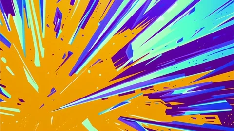 Anime Grunge Comic FX Hand-Drawn Stroke Pattern Loop Stock Footage 315211986