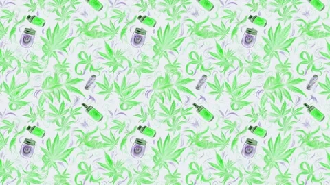 Anime Hemp Ascent – Vertical Motion Stock Footage 306475855