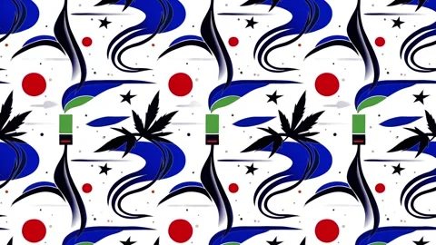 Anime Hemp Drift – Vertical Motion Stock Footage 306469533