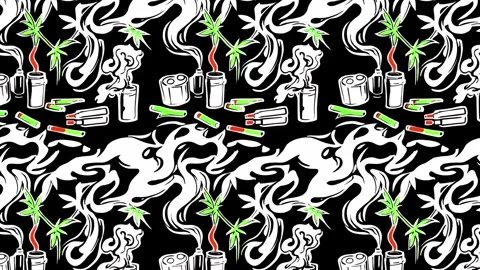 Anime Hemp Stream – Horizontal Motion Stock Footage 306470103