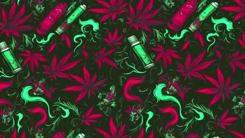 Anime Herb Pulse – Diagonal motion Stock Footage 306490173