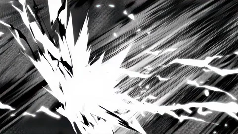 Anime-Inspired Loop with Fragmented Rhythm Stock Footage 309436706