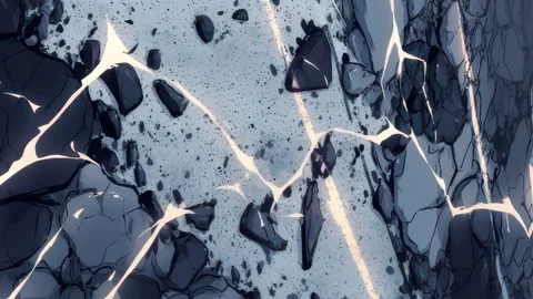 Anime-Inspired Loop with Fragmented Rhythm Video stock 309437436