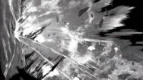 Anime-Inspired Loop with Fragmented Rhythm Stock Footage 309437513