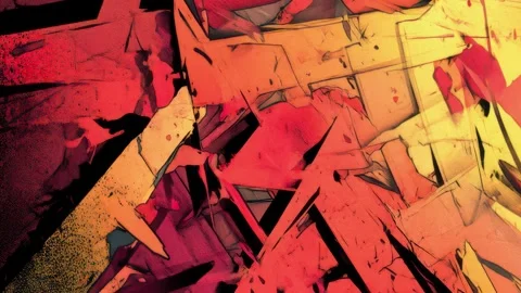 Anime-Inspired Loop with Fragmented Rhythm Stock Footage 309437976