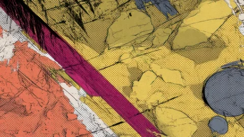 Anime-Inspired Loop with Fragmented Rhythm Stock Footage 309439023