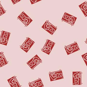 Anime kawaii glyph seamless pattern イラスト素材