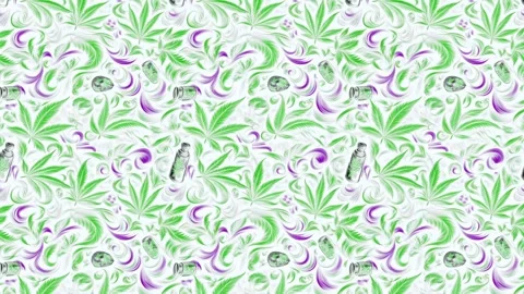 Anime Smoke Loop – Vertical motion Stock Footage 306482617