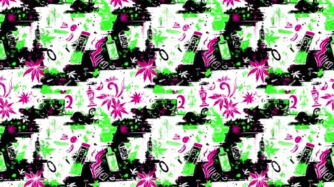 Anime Smoke Vortex – Vertical motion Stock Footage 306490449