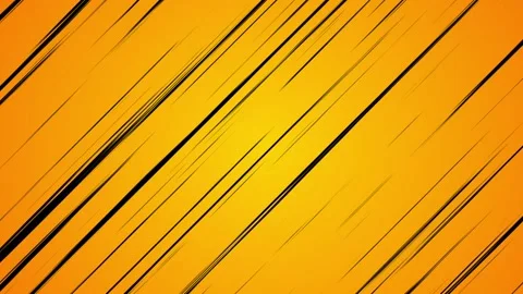 Anime Speed Diagonal Black Lines Orange Background Stock Footage 211344477