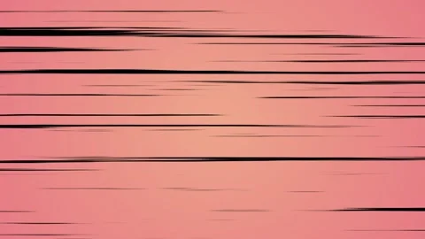 Anime Speed Horizontal Black Lines Pink Background Stock Footage 211340288